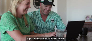 Taking the pressure off by having the confidence and the right tools with Adam and Jody Turner at Springhill.